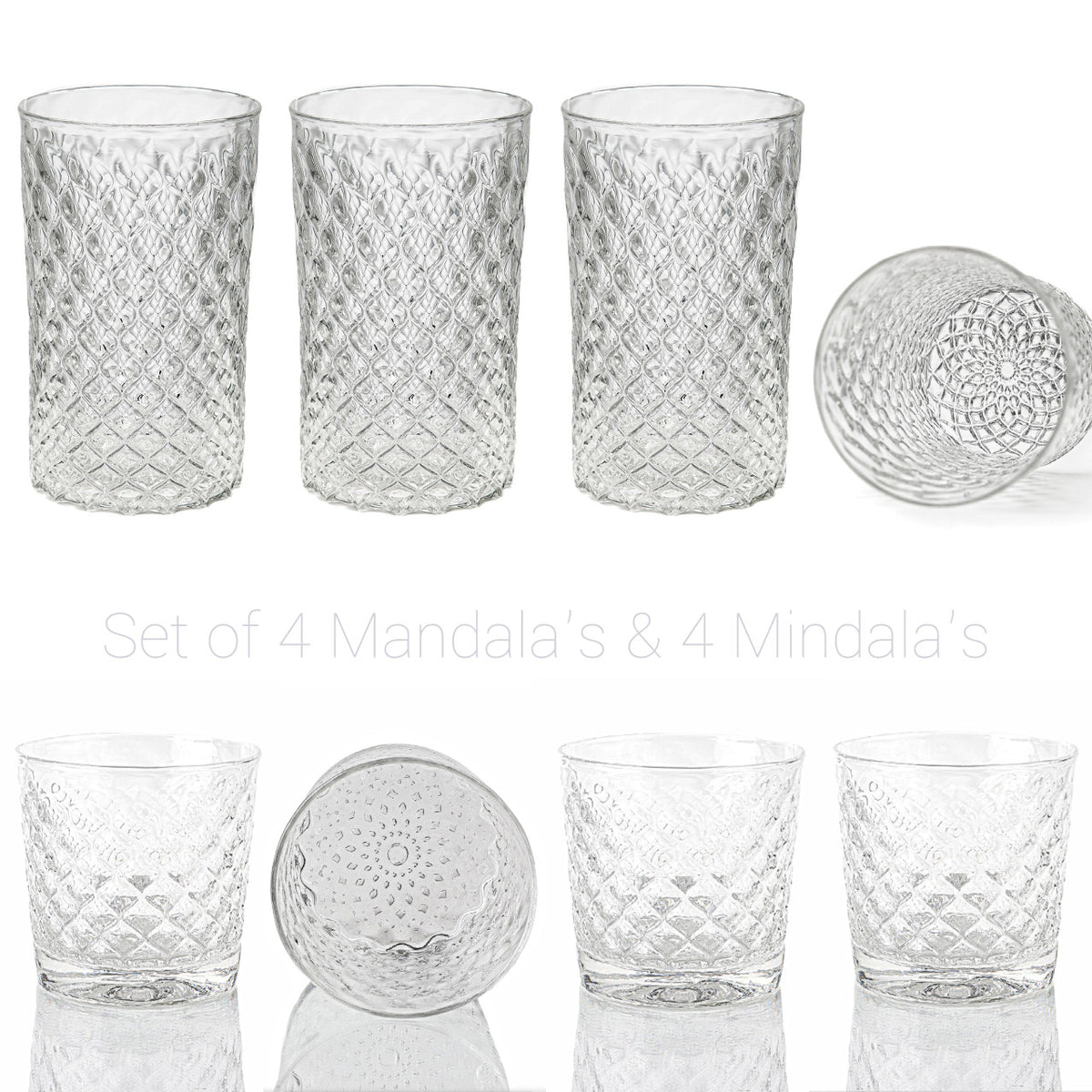 Clear Mandala Glass