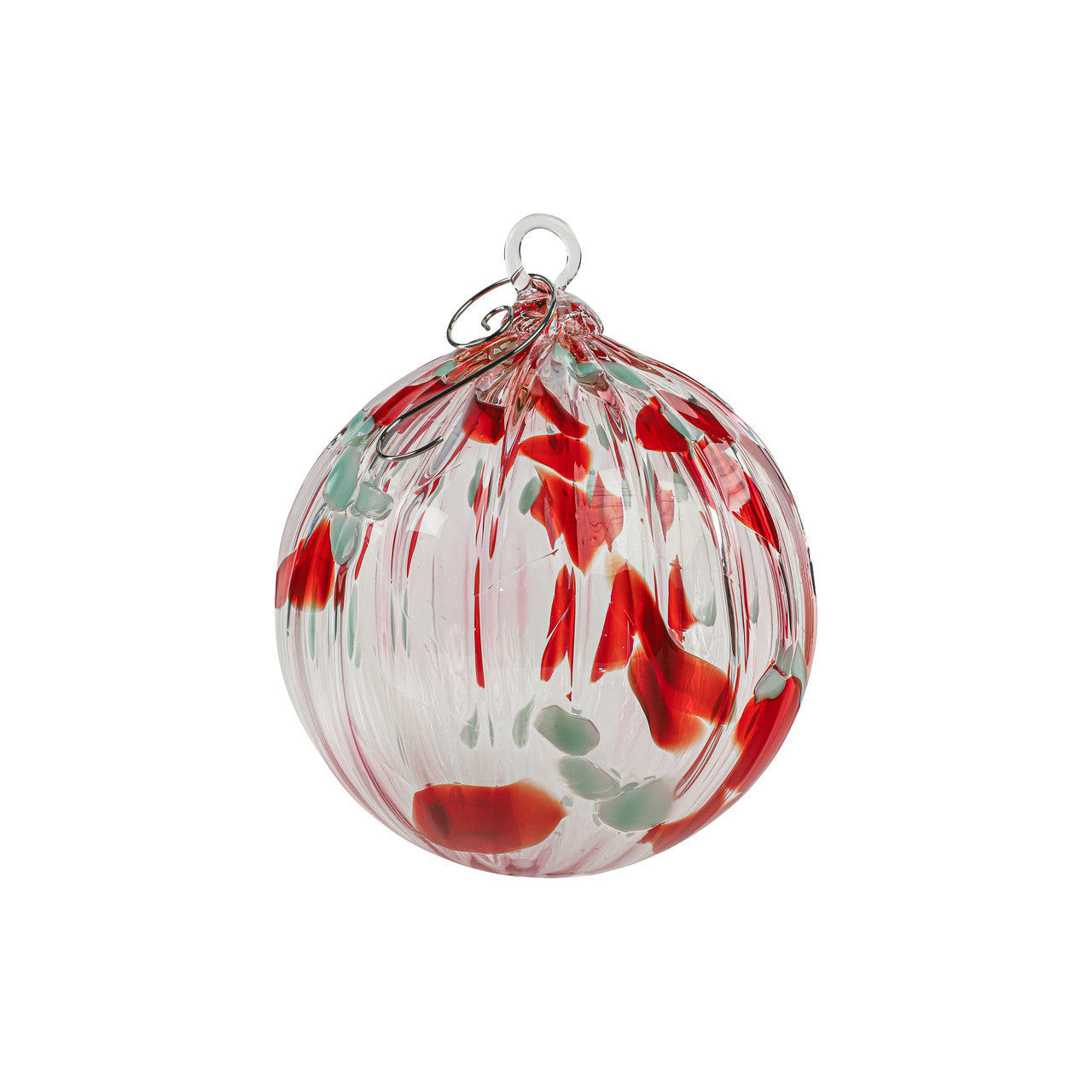 Candy Cane Set of 6 Mixed Handblown Glass Ornaments
