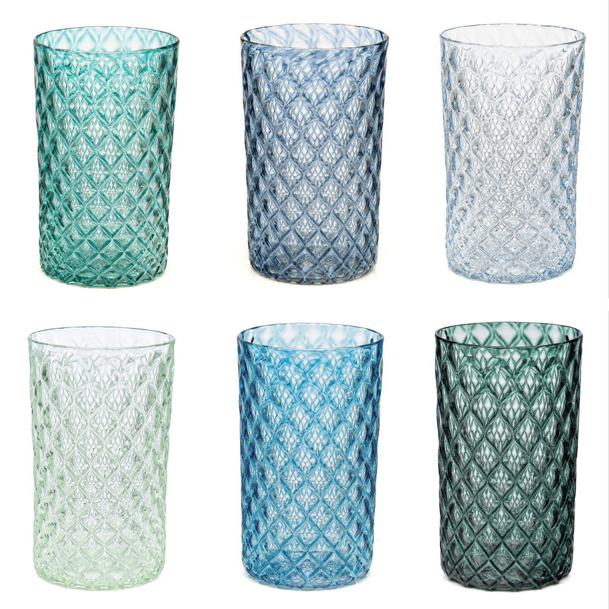 Caribbean Mandala Glass Set