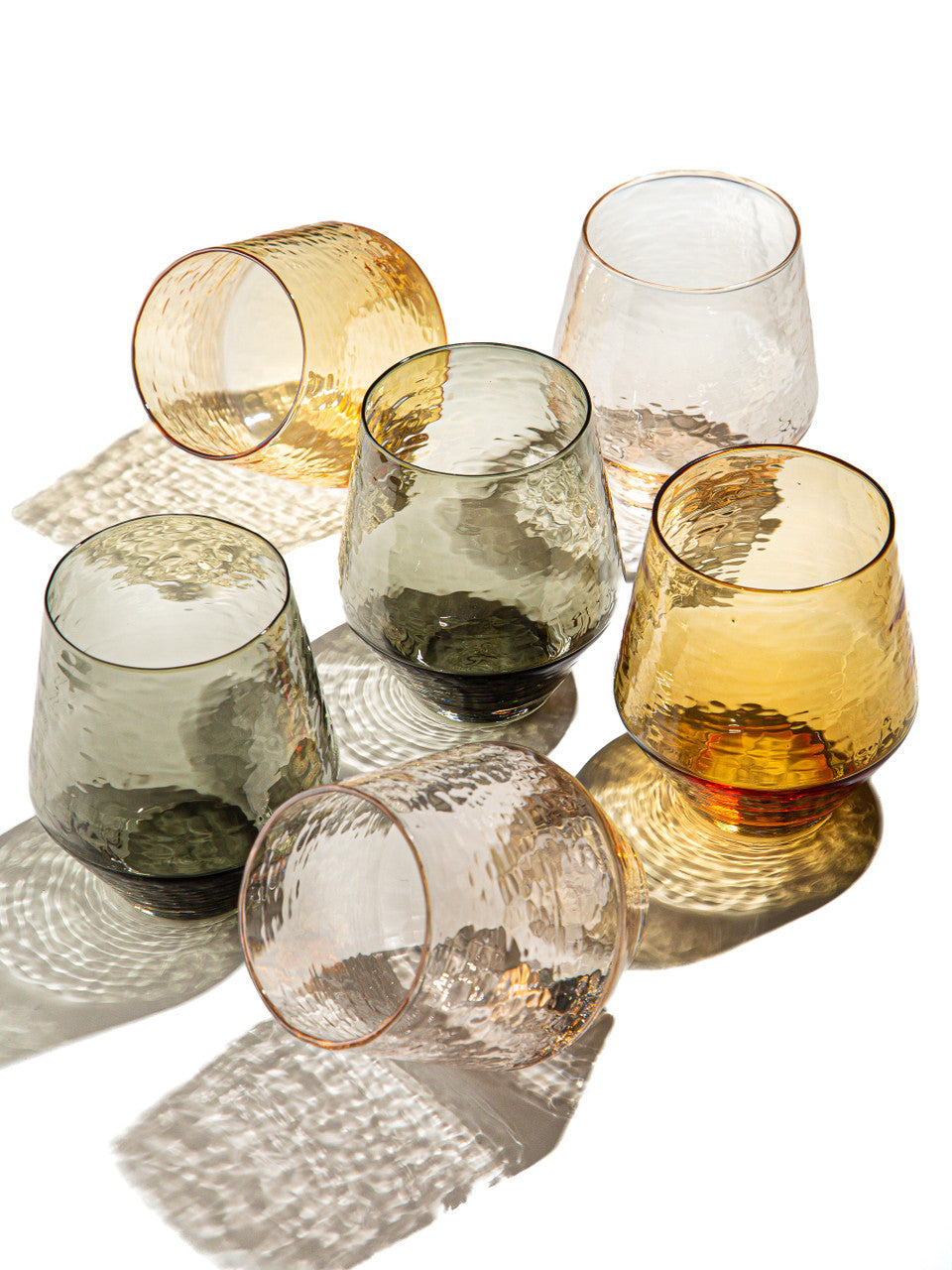 CLASSIC Set of 6 | Sparkling Stemless Glassware