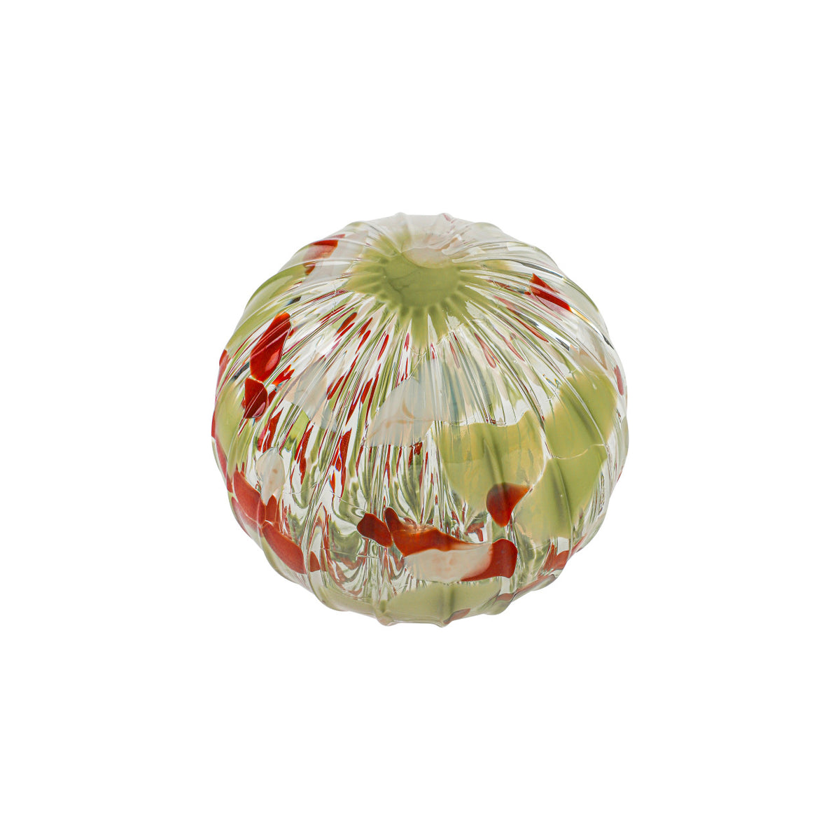 Cypress &amp; Cranberry Handblown Glass Ornament