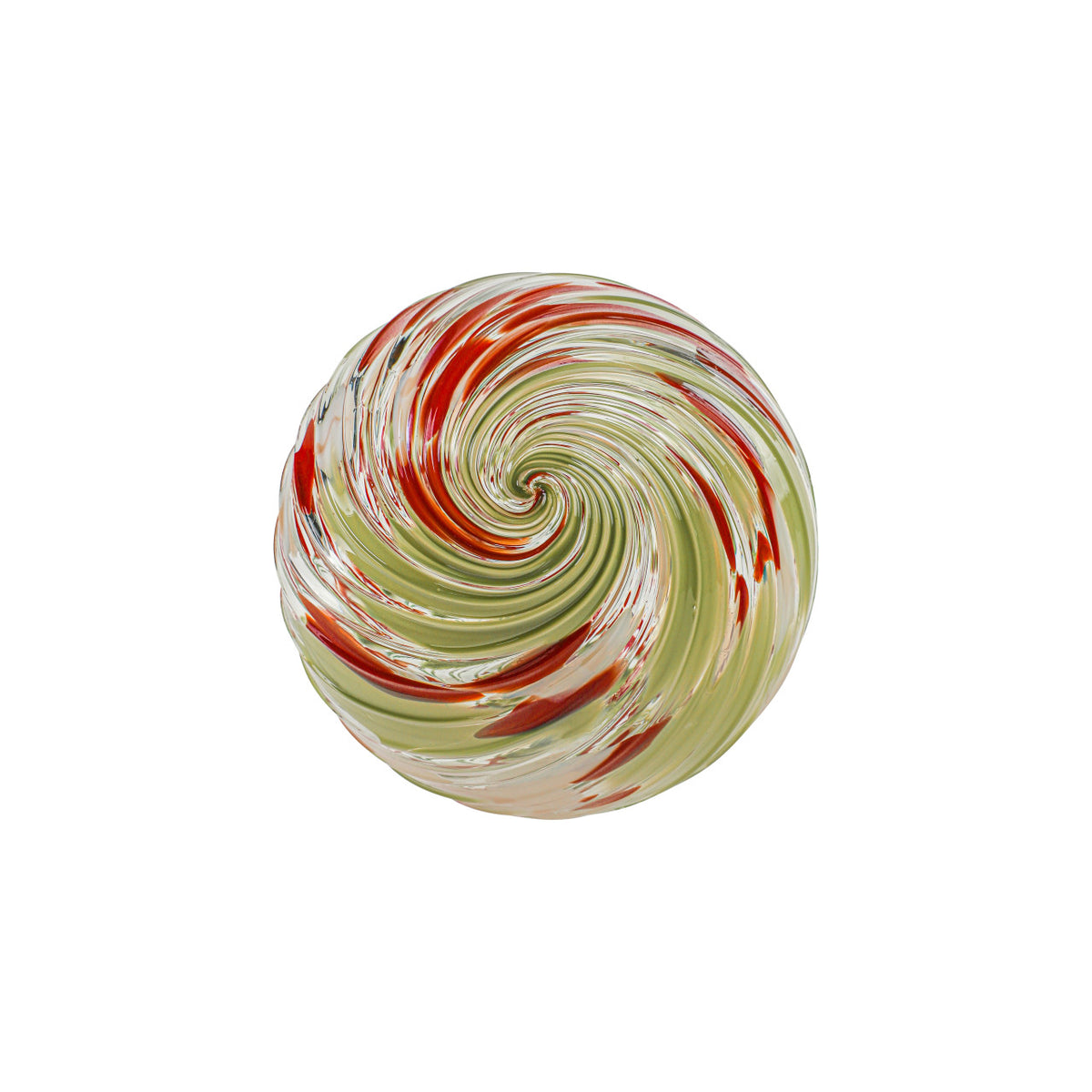 Cypress &amp; Cranberry Handblown Glass Ornament