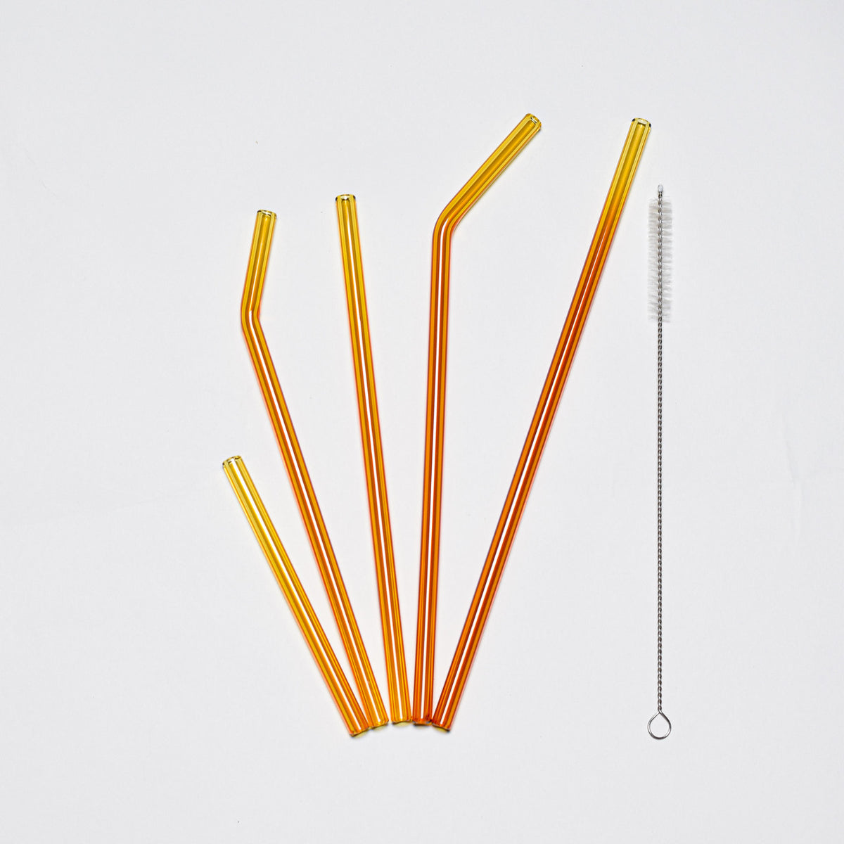 Gold Glass Straws
