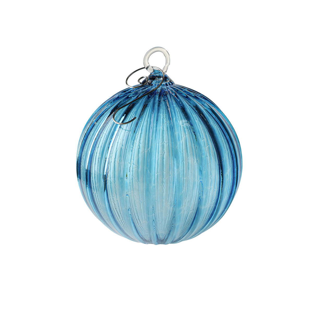 December Birthstone Handblown Glass Ornament