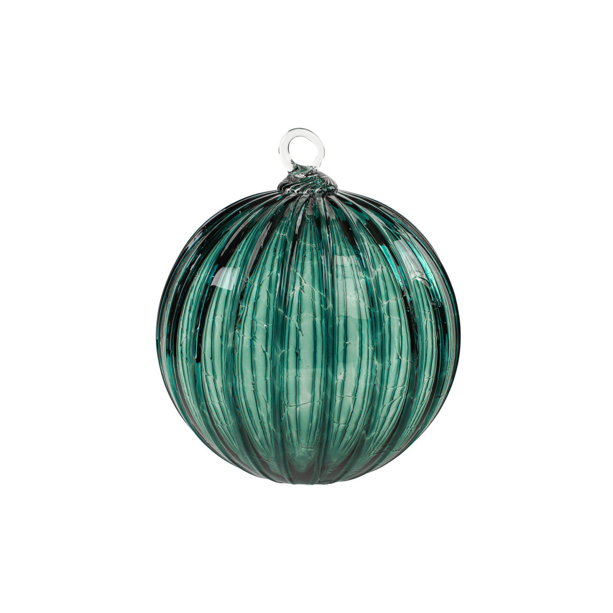 Deep Pine Handblown Glass Ornament