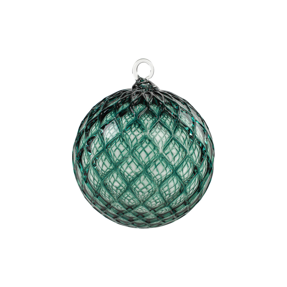 Deep Pine Handblown Glass Ornament
