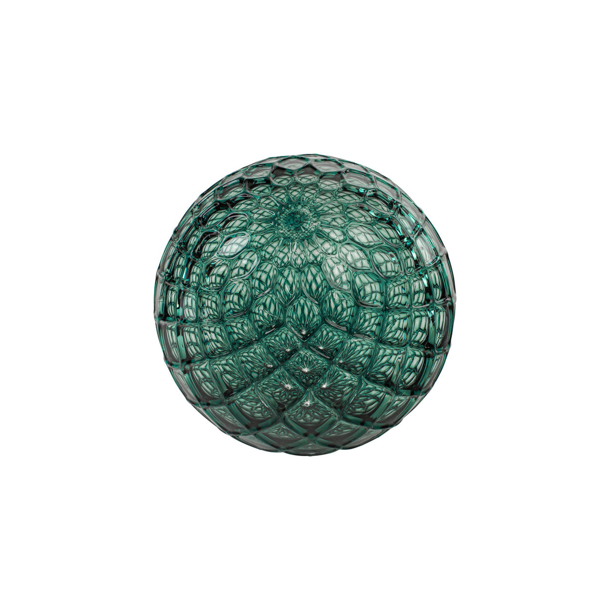 Deep Pine Handblown Glass Ornament