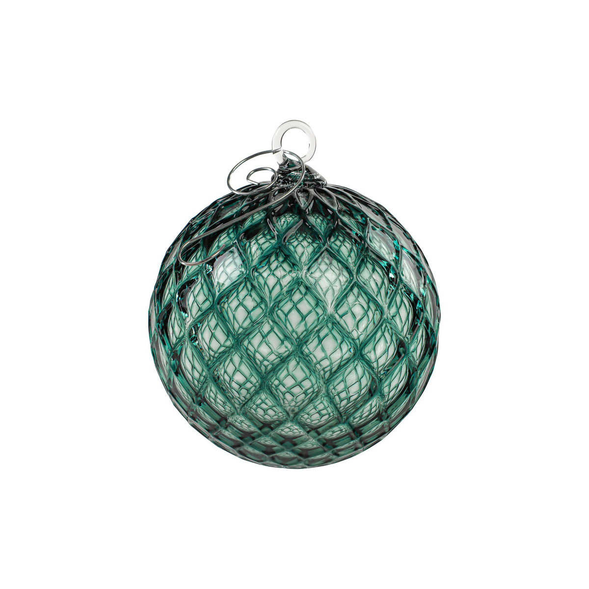 Deep Pine Handblown Glass Ornament