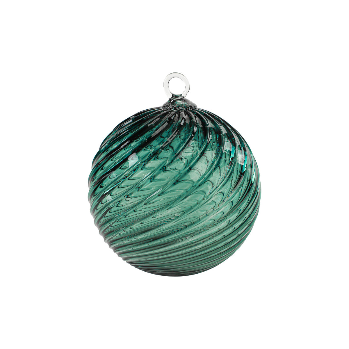 Deep Pine Handblown Glass Ornament