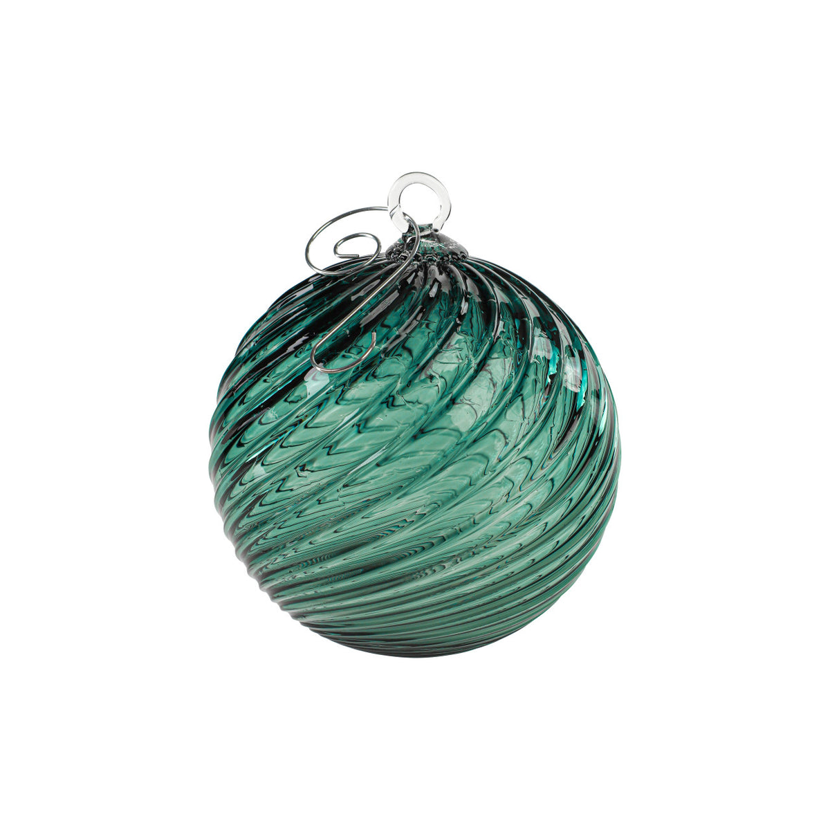 Deep Pine Handblown Glass Ornament