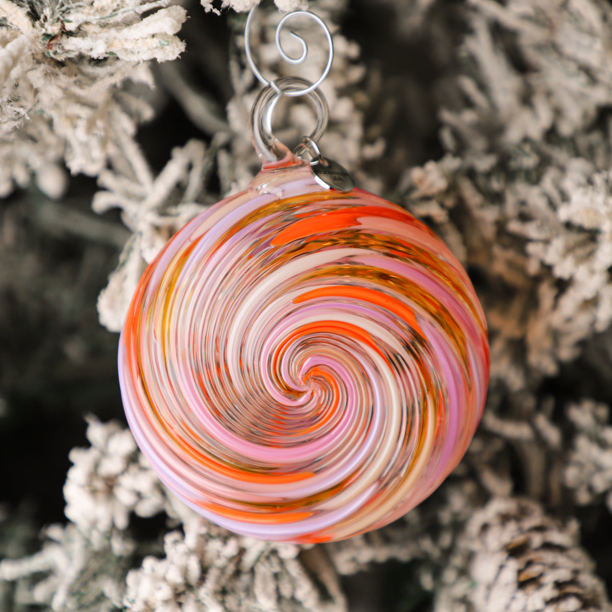 Sugar Cookie Handblown Glass Ornament