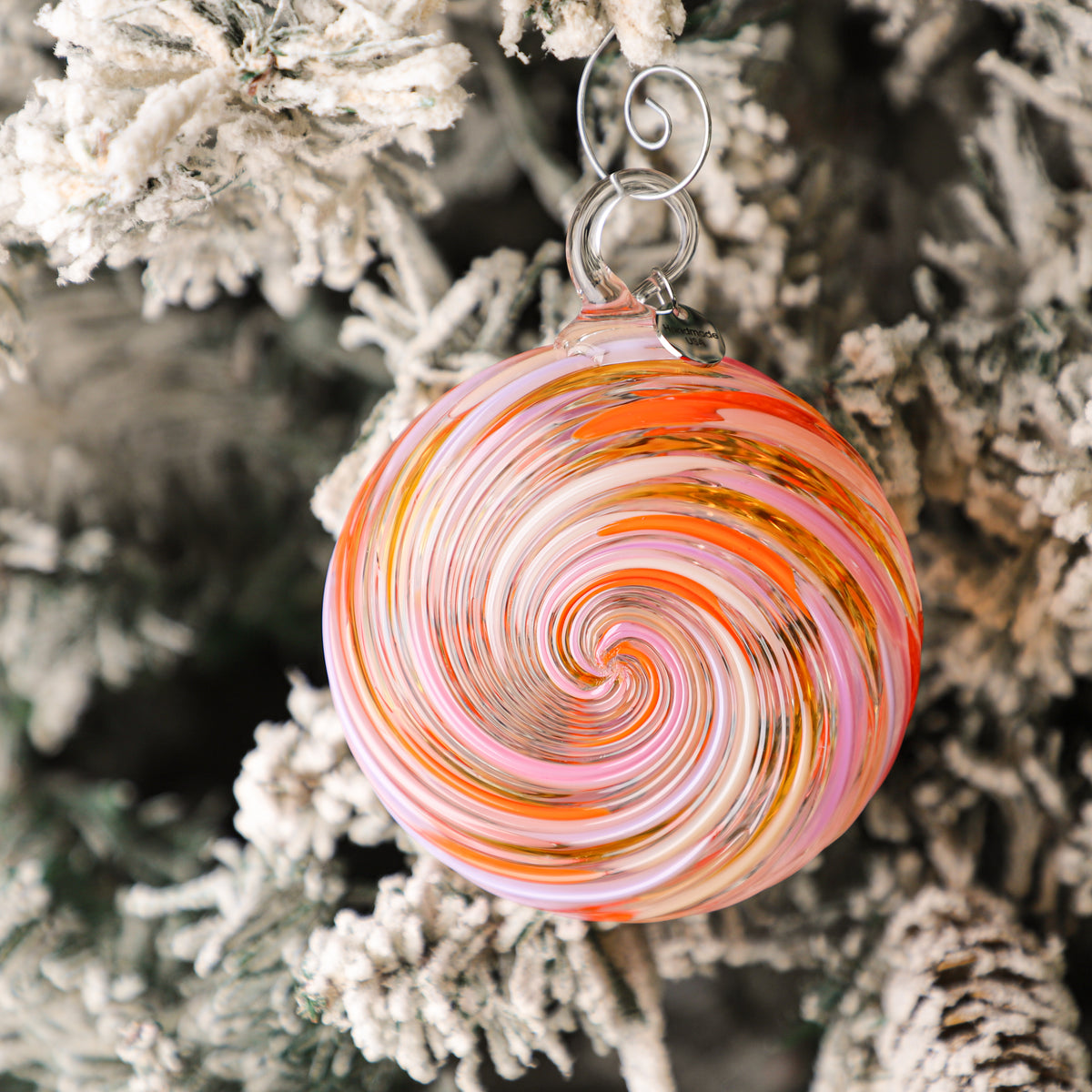 Sugar Cookie Handblown Glass Ornament
