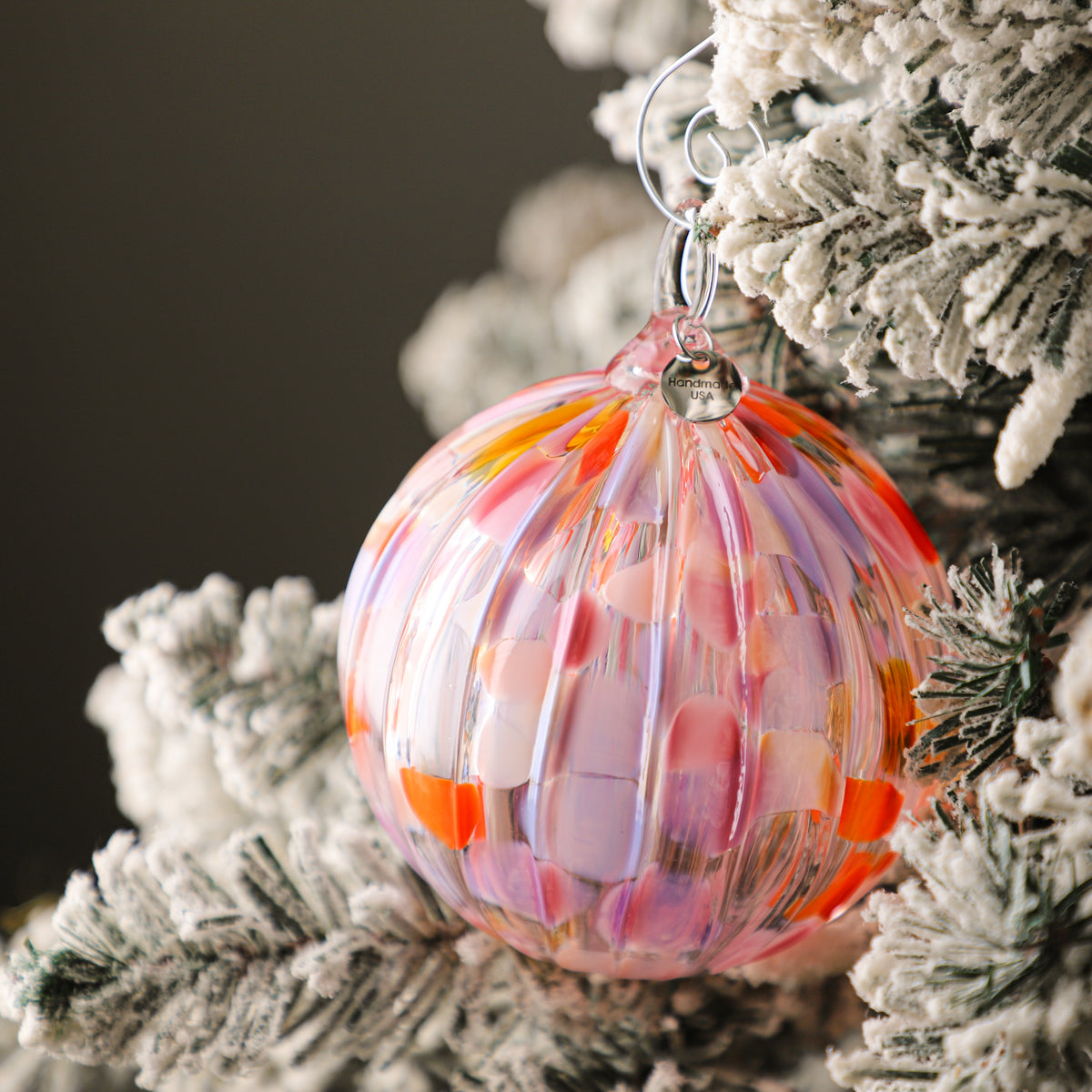 Sugar Cookie Handblown Glass Ornament
