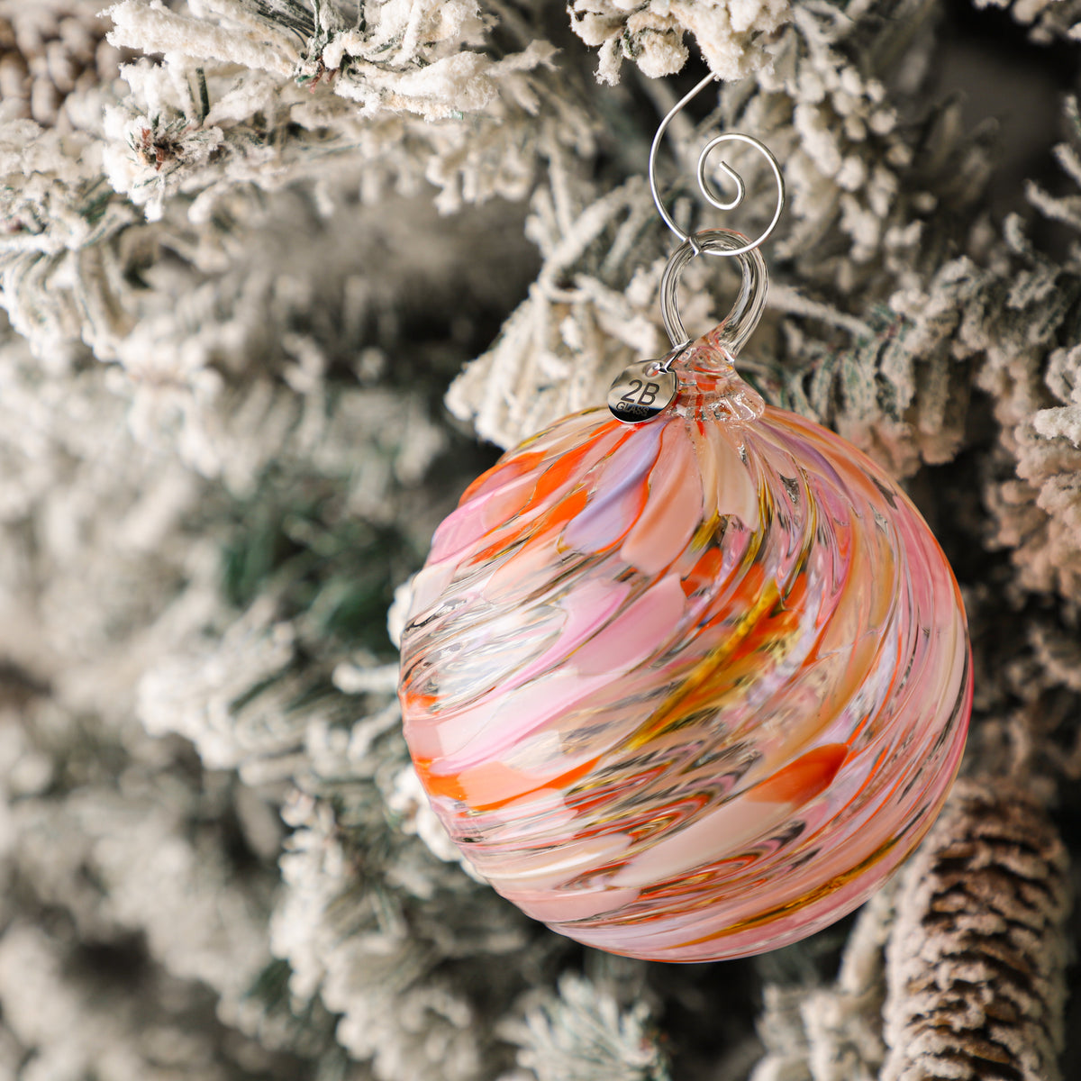 Sugar Cookie Handblown Glass Ornament