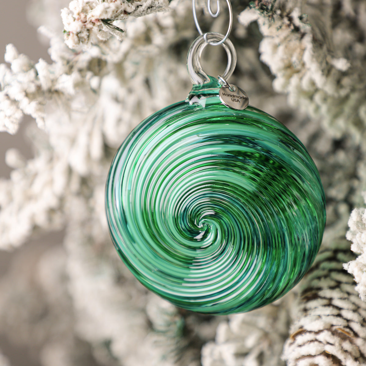 Fraser Fir Handblown Glass Ornament
