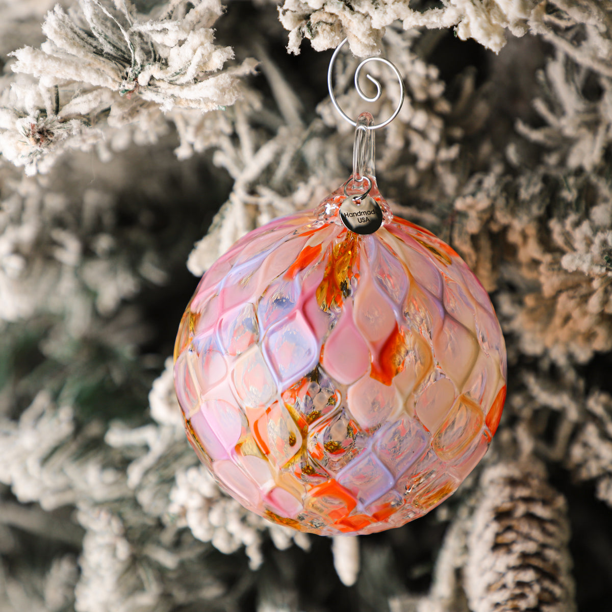 Sugar Cookie Handblown Glass Ornament