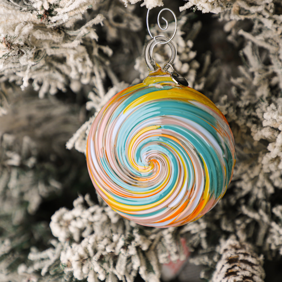 Splish Splash Handblown Glass Ornament