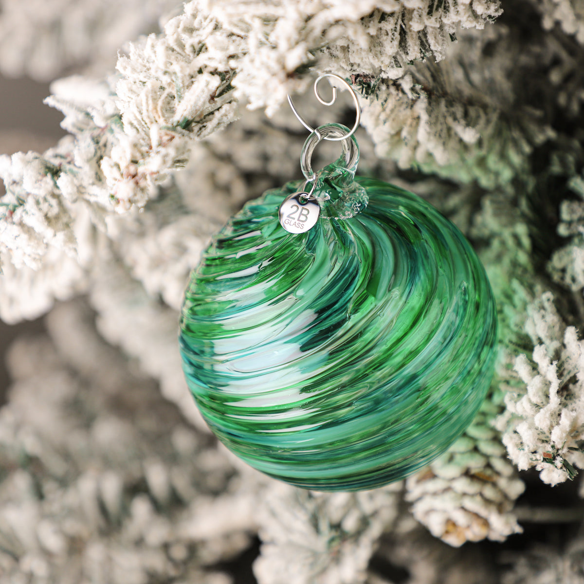 Fraser Fir Handblown Glass Ornament
