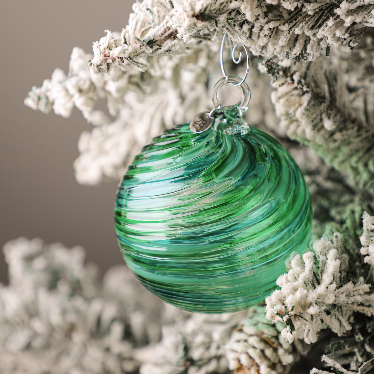 Fraser Fir Handblown Glass Ornament