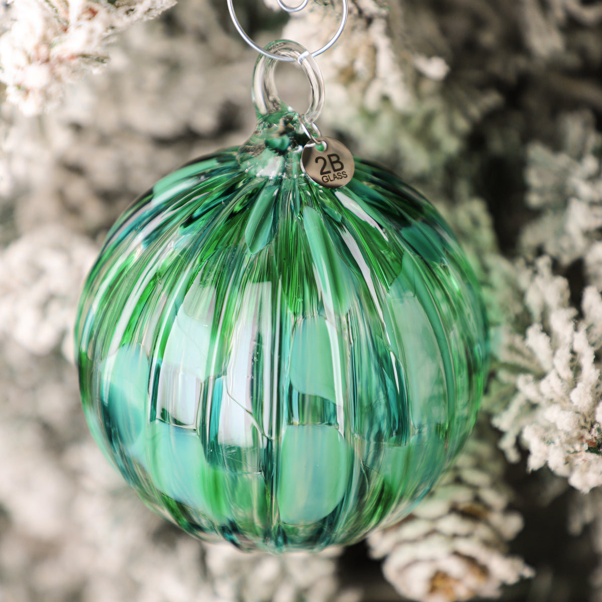 Fraser Fir Handblown Glass Ornament