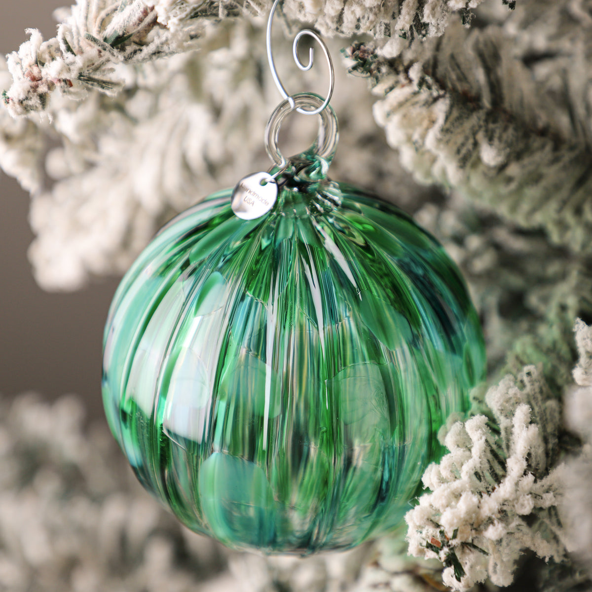 Fraser Fir Handblown Glass Ornament