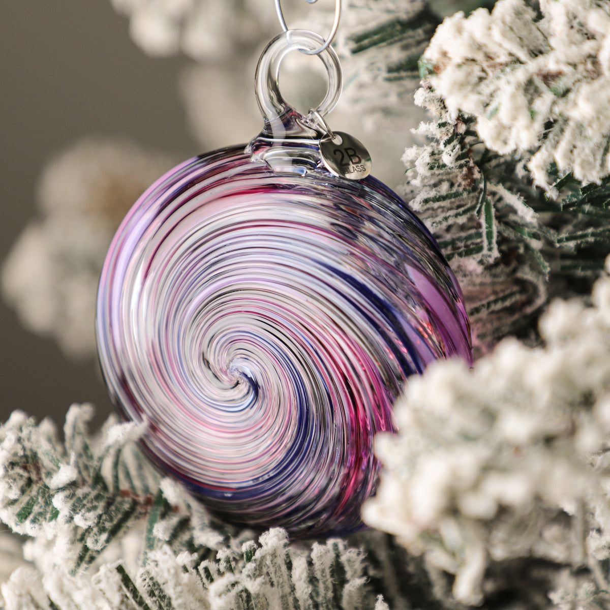 Sugar Plum Handblown Glass Ornament