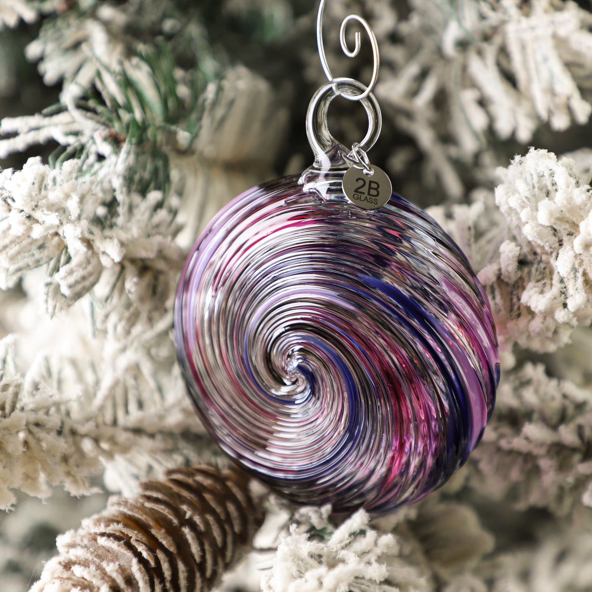 Sugar Plum Handblown Glass Ornament