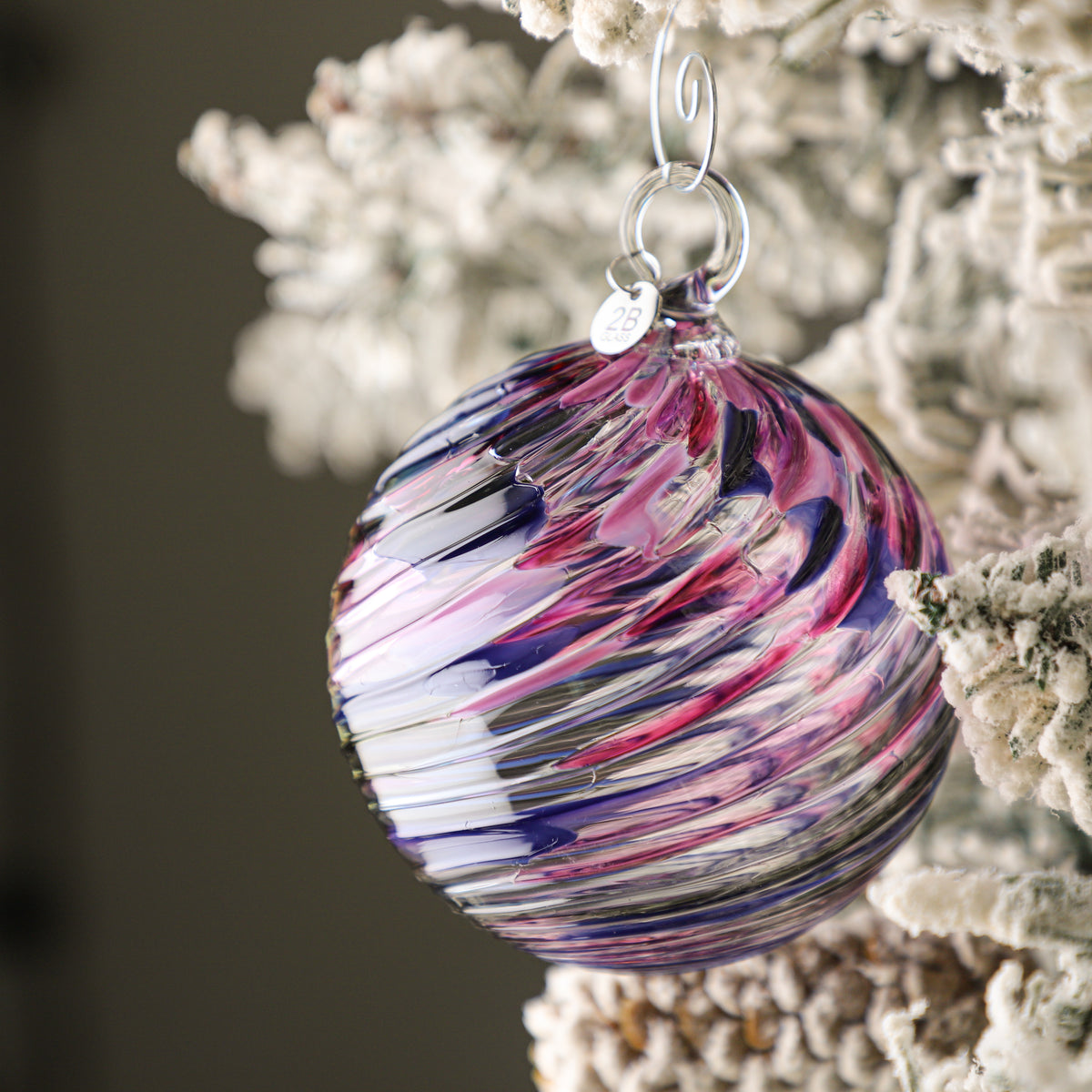 Sugar Plum Handblown Glass Ornament