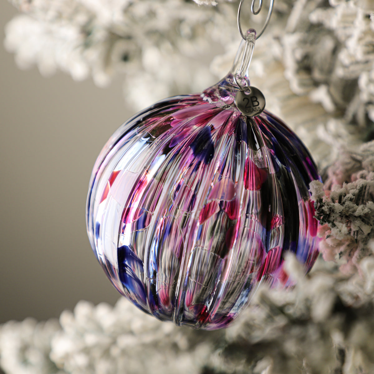 Sugar Plum Handblown Glass Ornament