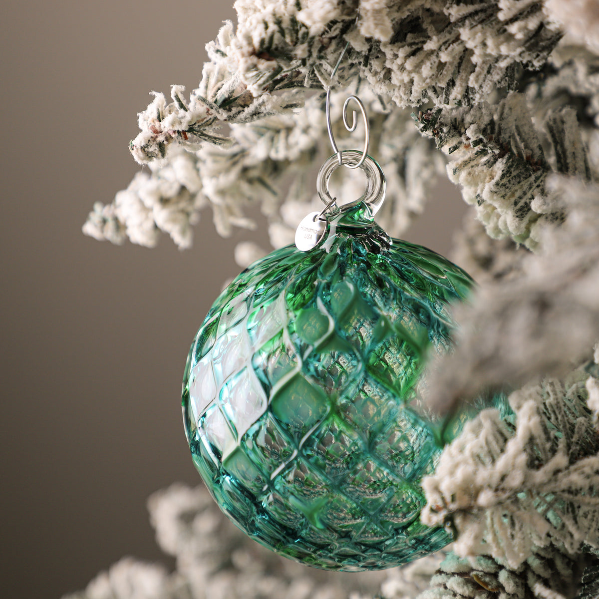 Fraser Fir Handblown Glass Ornament