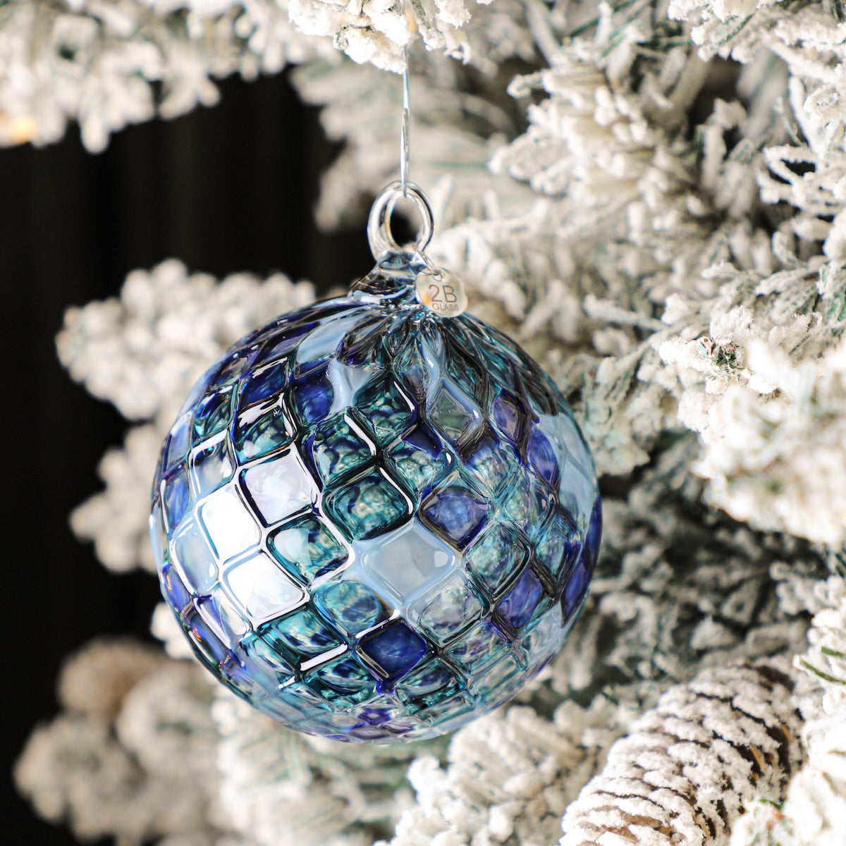 Silent Night Handblown Glass Ornament