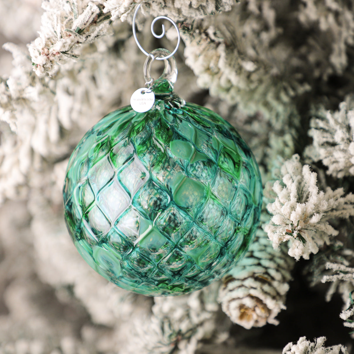 Fraser Fir Handblown Glass Ornament