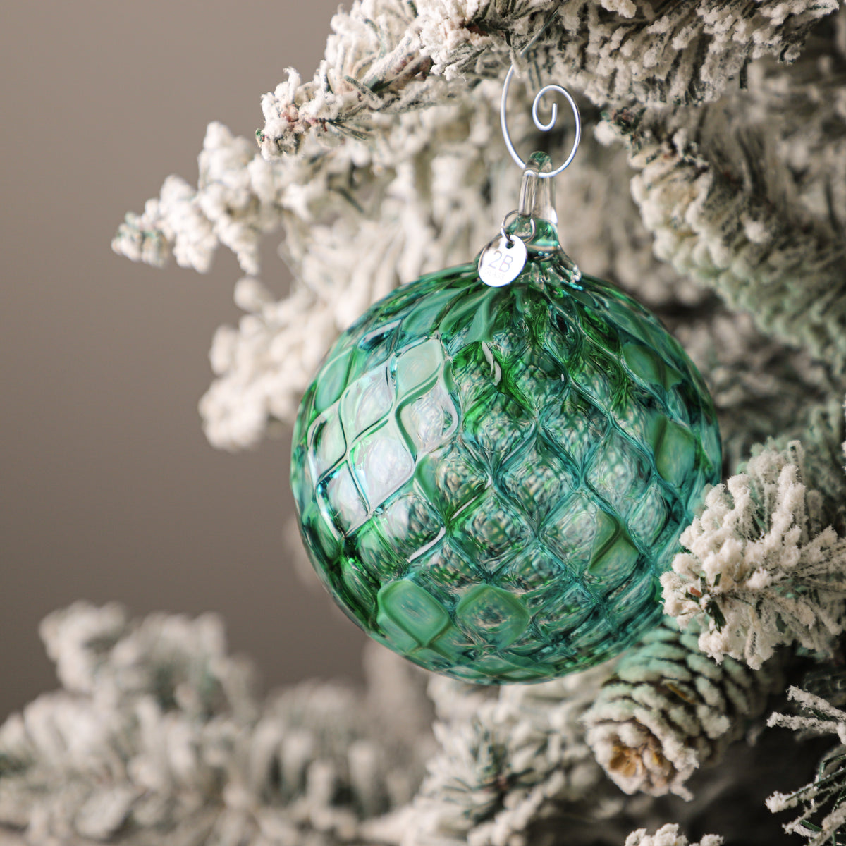 Fraser Fir Handblown Glass Ornament