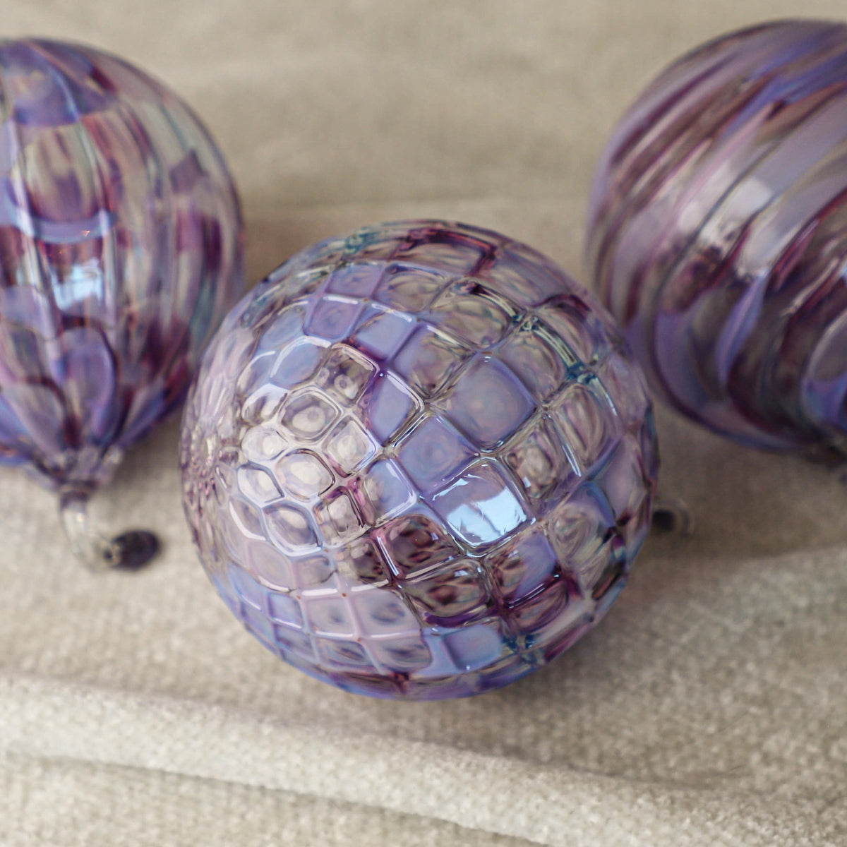 Calm Before the Storm Handblown Glass Ornament
