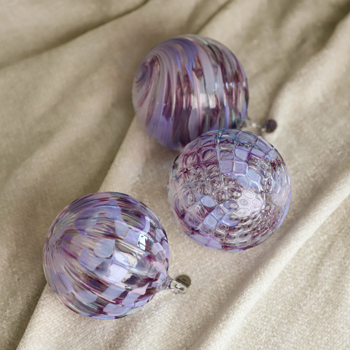 Calm Before the Storm Handblown Glass Ornament