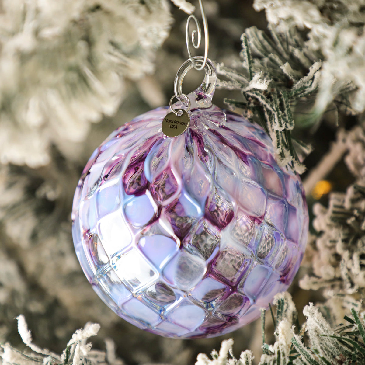 Calm Before the Storm Handblown Glass Ornament