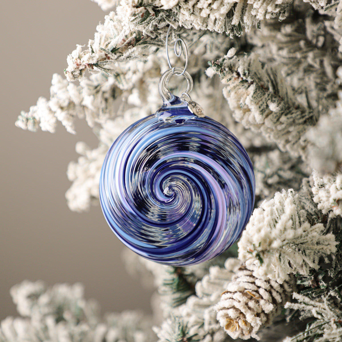 Southmoon Blueberry Handblown Glass Ornament