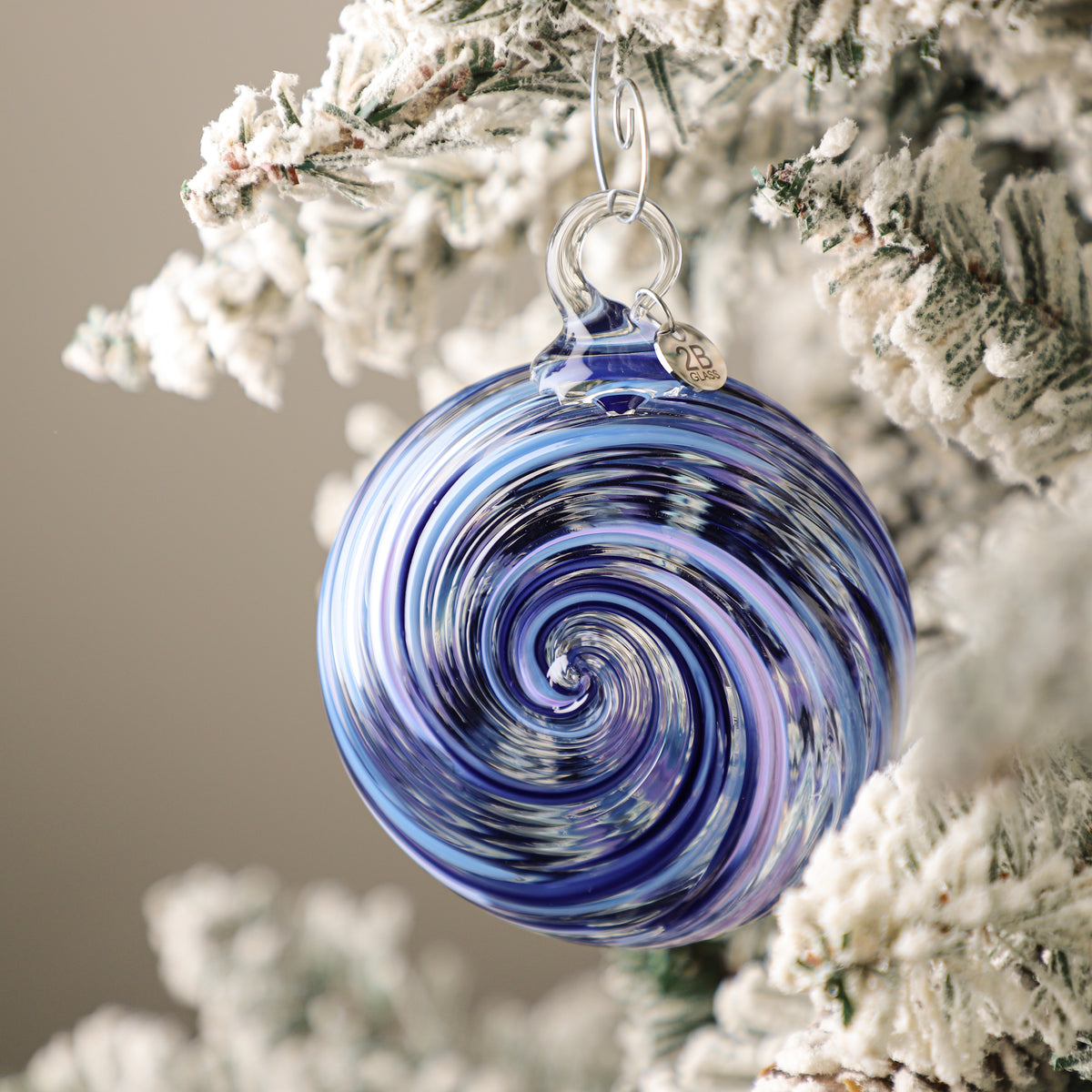Southmoon Blueberry Handblown Glass Ornament