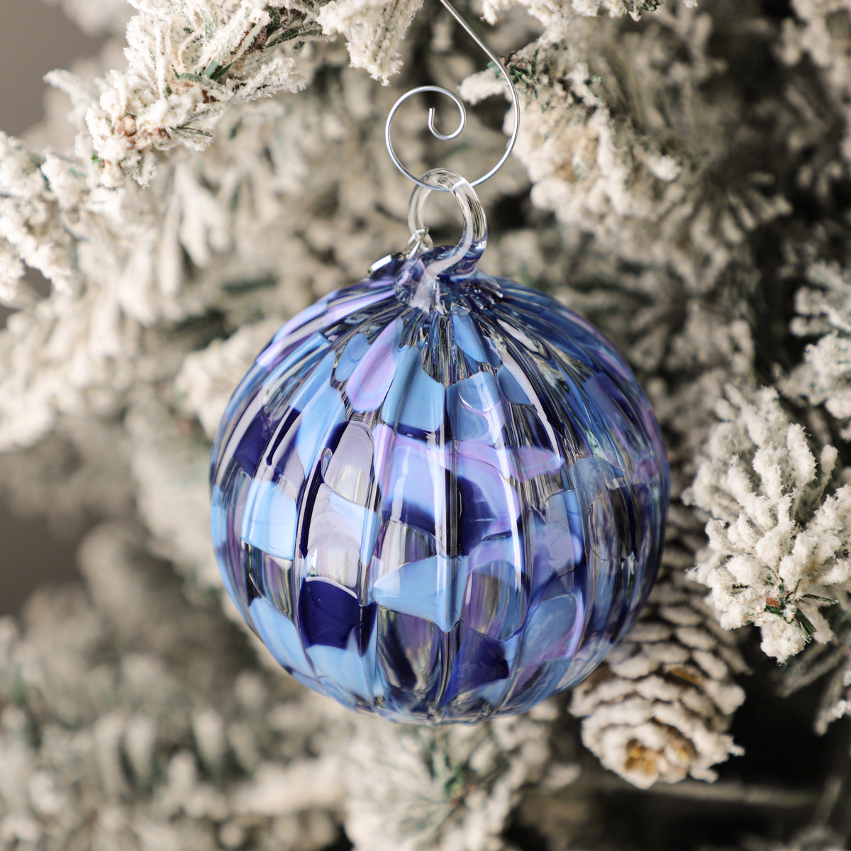 Southmoon Blueberry Handblown Glass Ornament