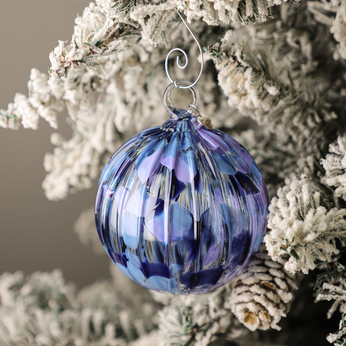 Southmoon Blueberry Handblown Glass Ornament