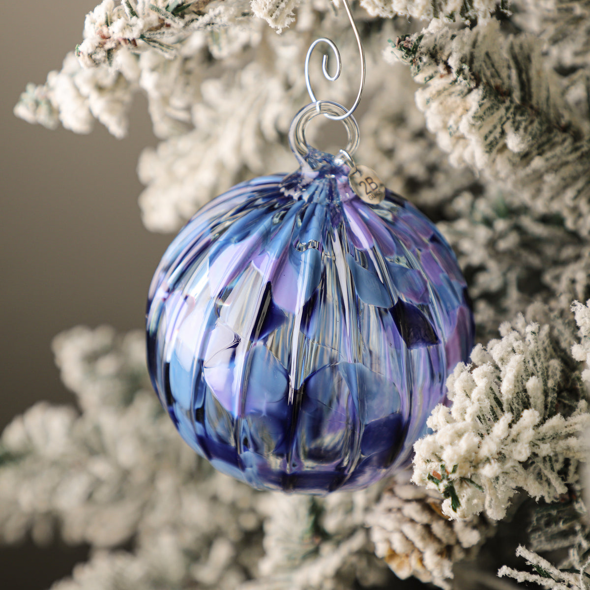 Southmoon Blueberry Handblown Glass Ornament