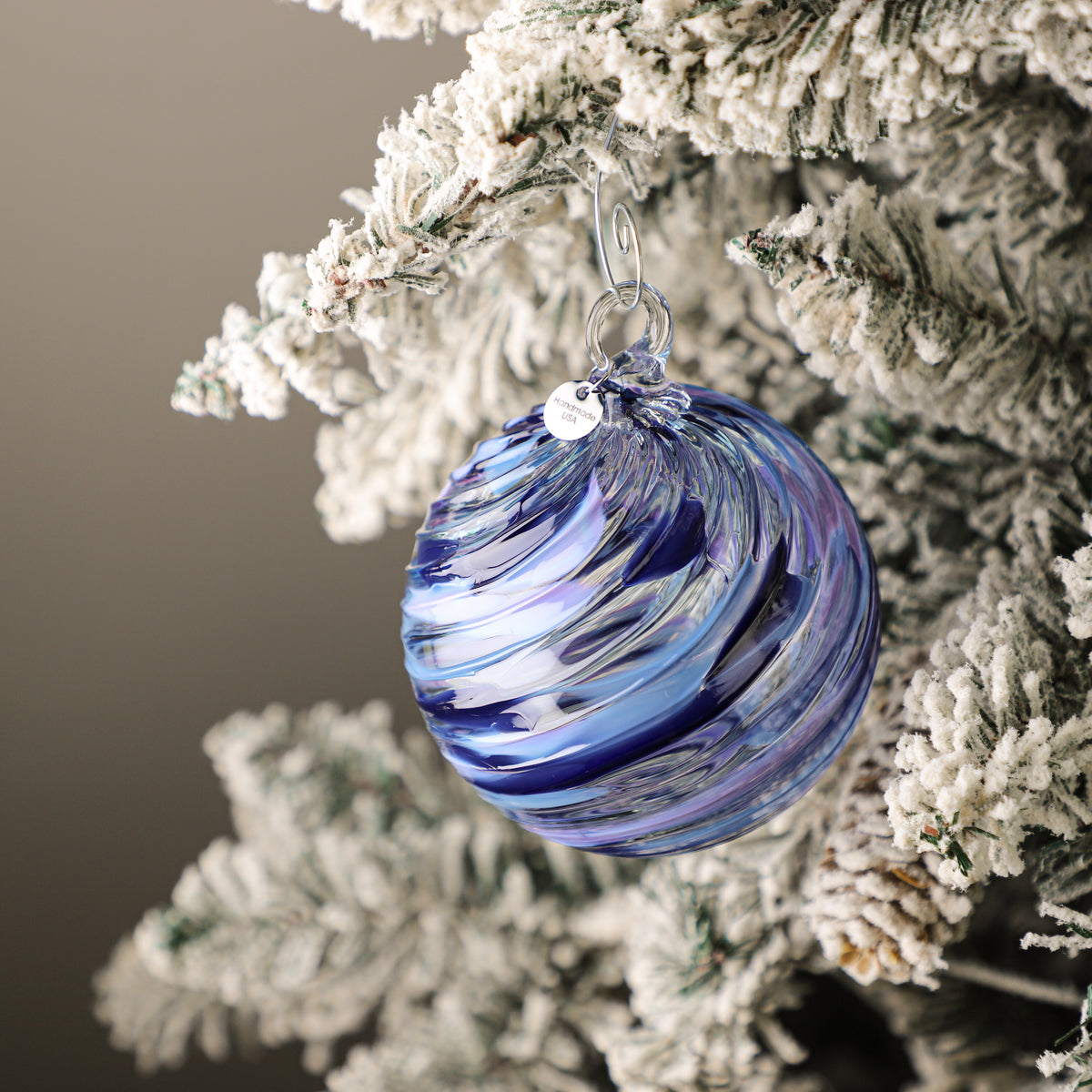 Southmoon Blueberry Handblown Glass Ornament