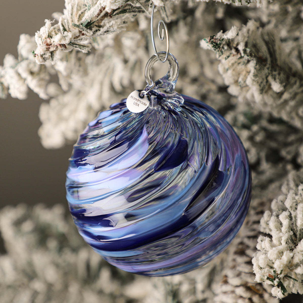 Southmoon Blueberry Handblown Glass Ornament