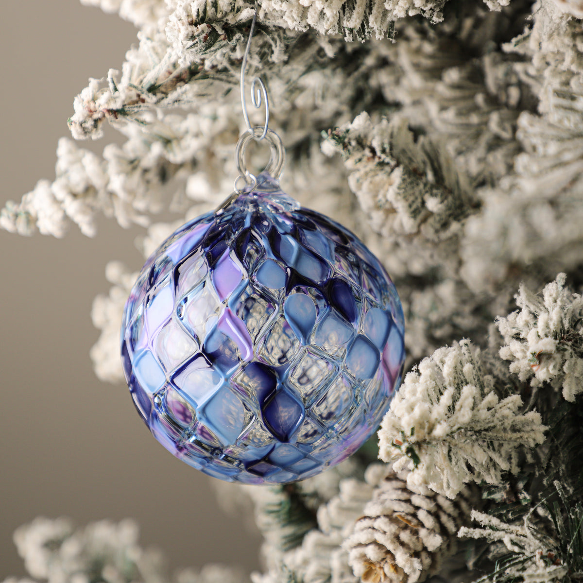 Southmoon Blueberry Handblown Glass Ornament