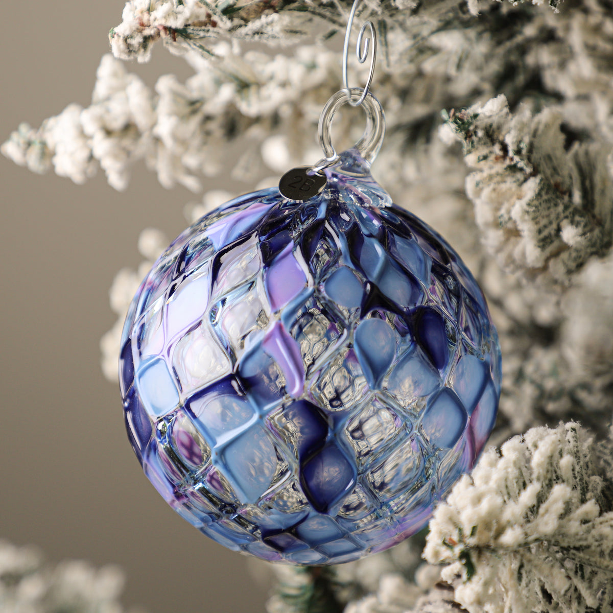 Southmoon Blueberry Handblown Glass Ornament