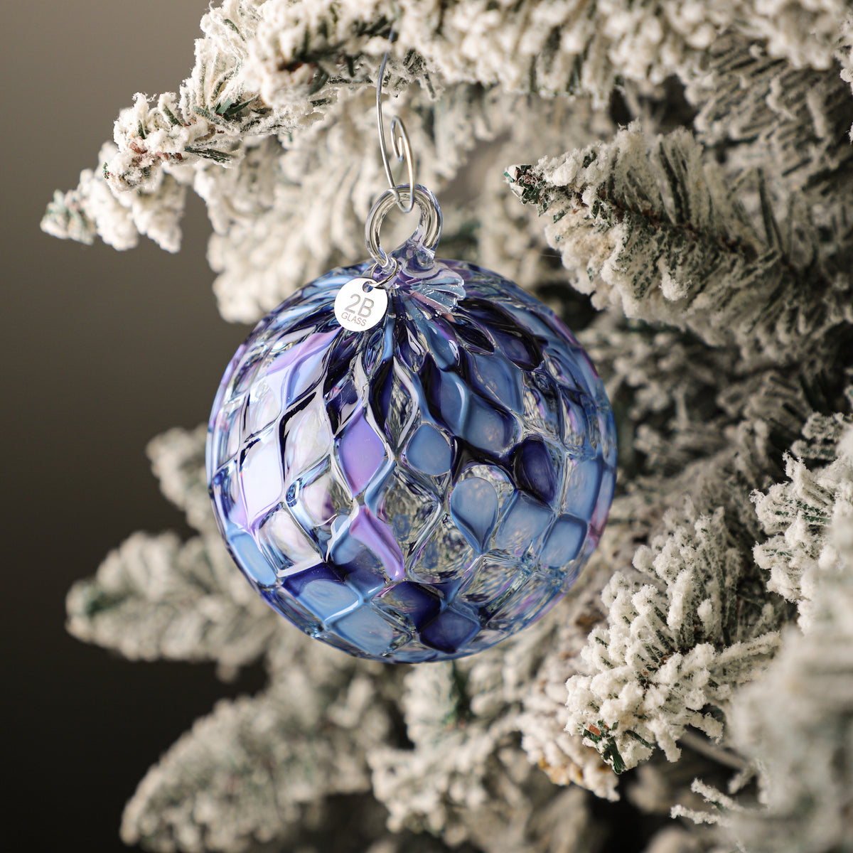 Southmoon Blueberry Handblown Glass Ornament
