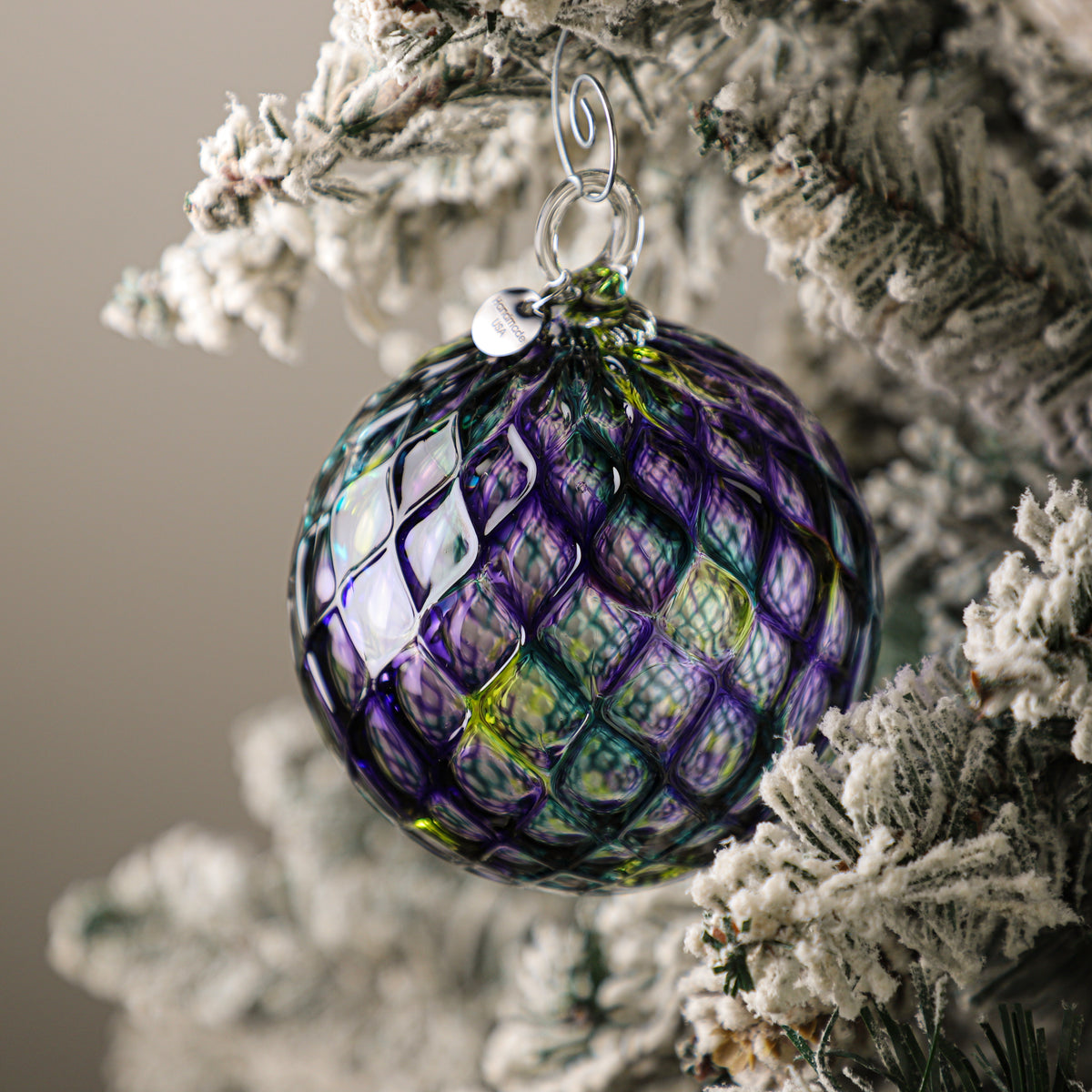 Elves' Play Handblown Glass Ornament