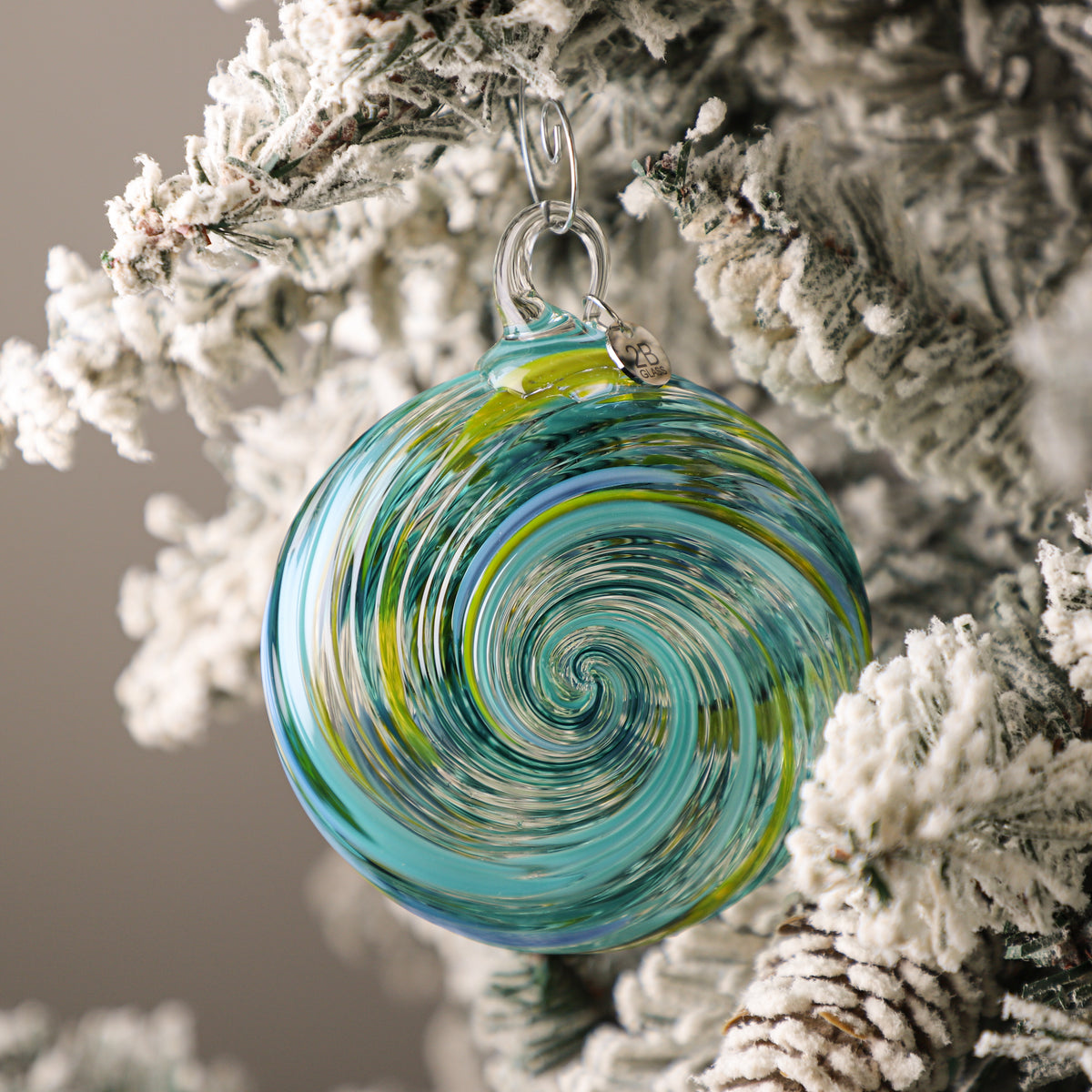 Secret Santa Handblown Glass Ornament