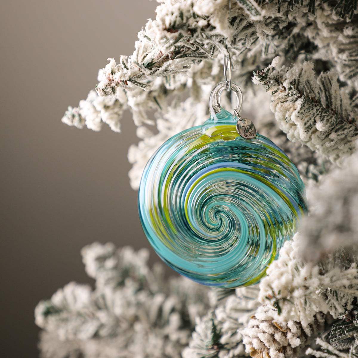 Secret Santa Handblown Glass Ornament