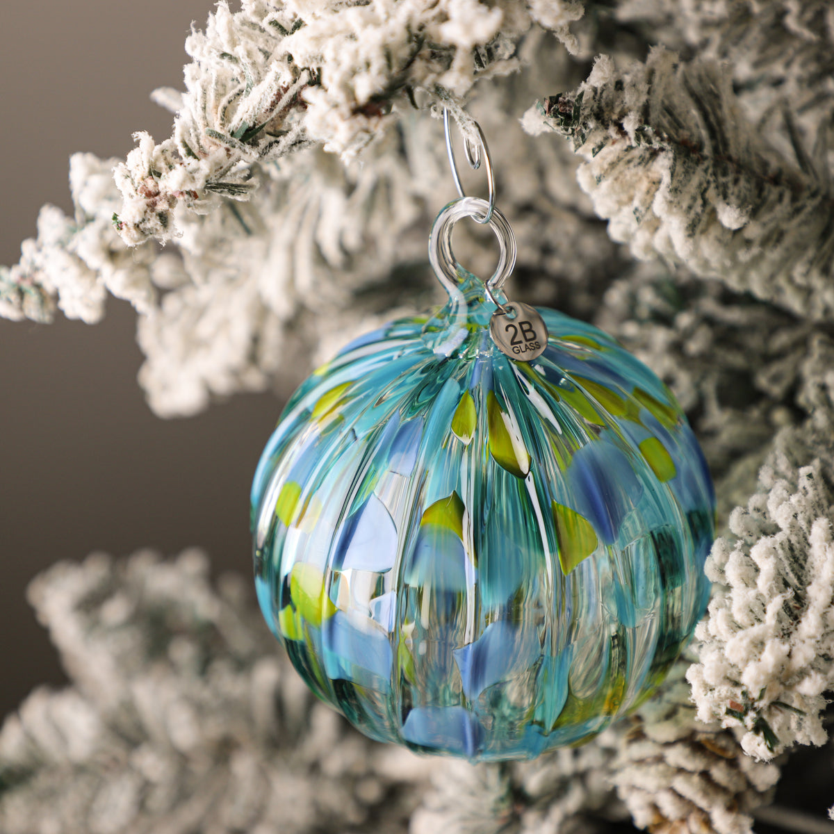 Secret Santa Handblown Glass Ornament